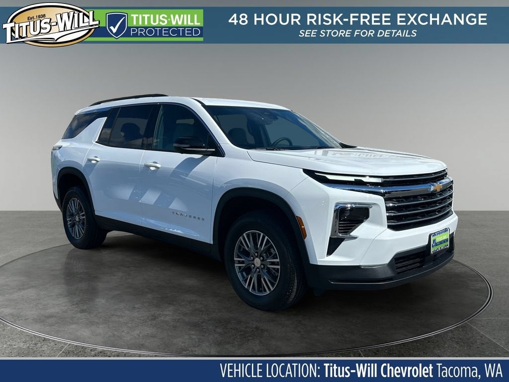 Summit White 2026 Chevrolet Traverse SUV / Crossover Four-Wheel Drive Automatic