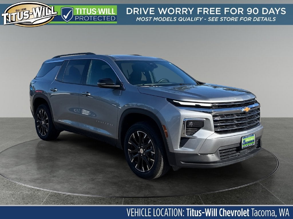 Sterling Gray Metallic 2025 Chevrolet Traverse SUV / Crossover Four-Wheel Drive Automatic