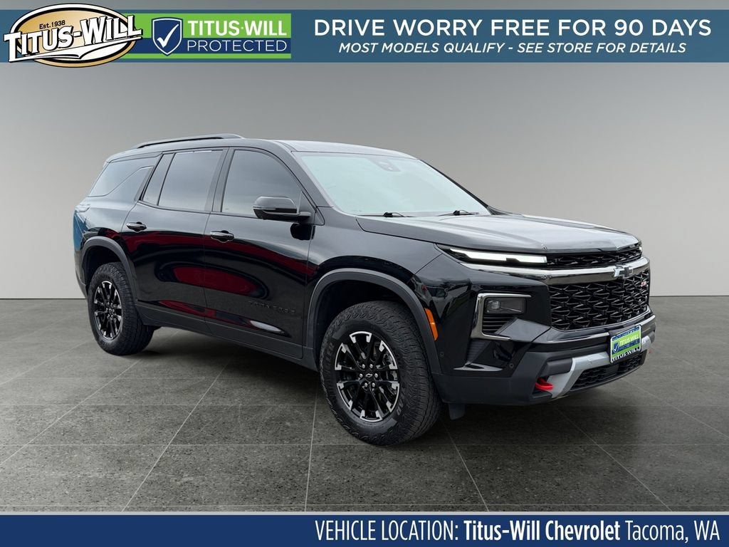 Mosaic Black Metallic 2024 Chevrolet Traverse SUV / Crossover Four-Wheel Drive Automatic