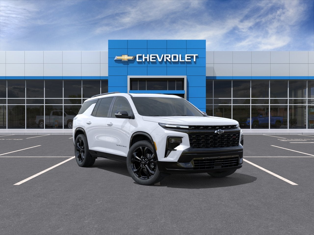 Polar White Tricoat 2027 Chevrolet Traverse SUV / Crossover Four-Wheel Drive Automatic