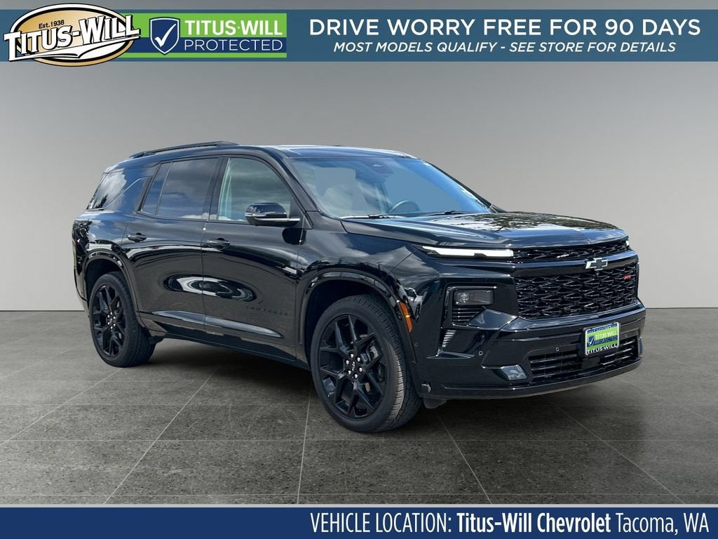 Mosaic Black Metallic 2024 Chevrolet Traverse SUV / Crossover Four-Wheel Drive Automatic