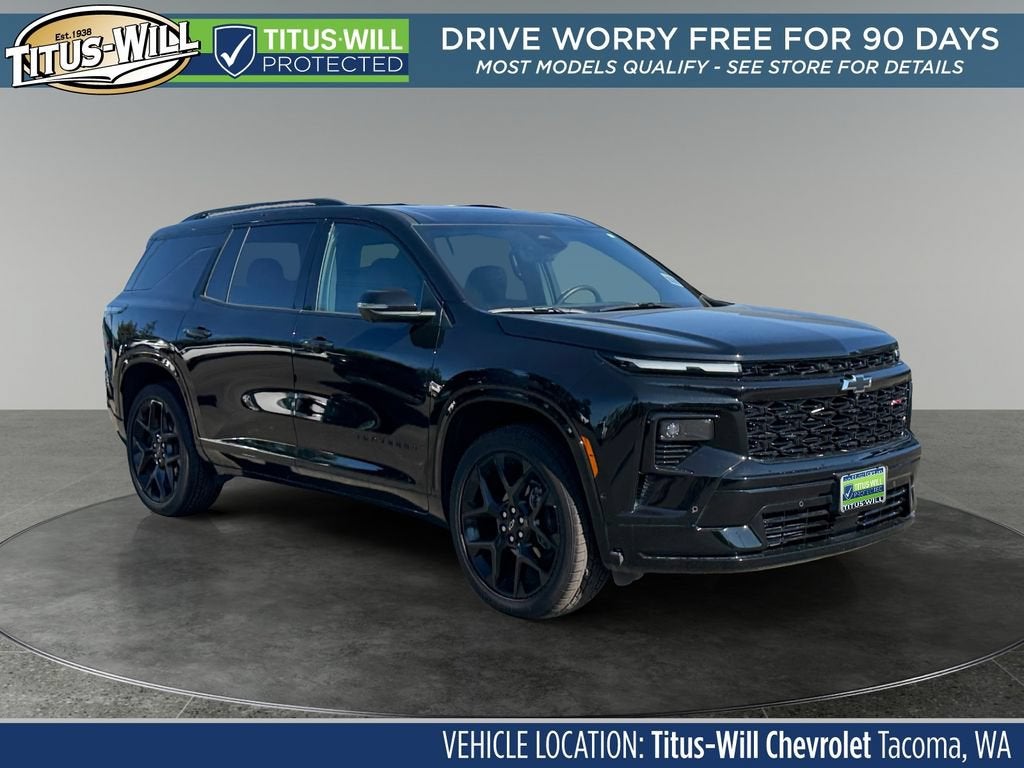 Mosaic Black Metallic 2024 Chevrolet Traverse SUV / Crossover Four-Wheel Drive Automatic