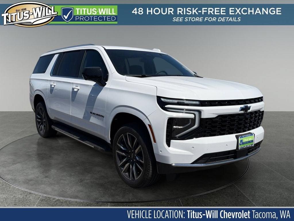 Summit White 2026 Chevrolet Suburban SUV / Crossover Four-Wheel Drive Automatic