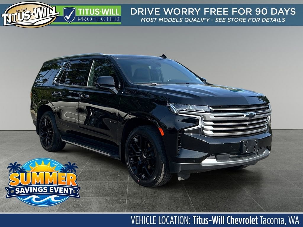 Black 2022 Chevrolet Tahoe High Country 4WD SUV / Crossover Four-Wheel Drive Automatic