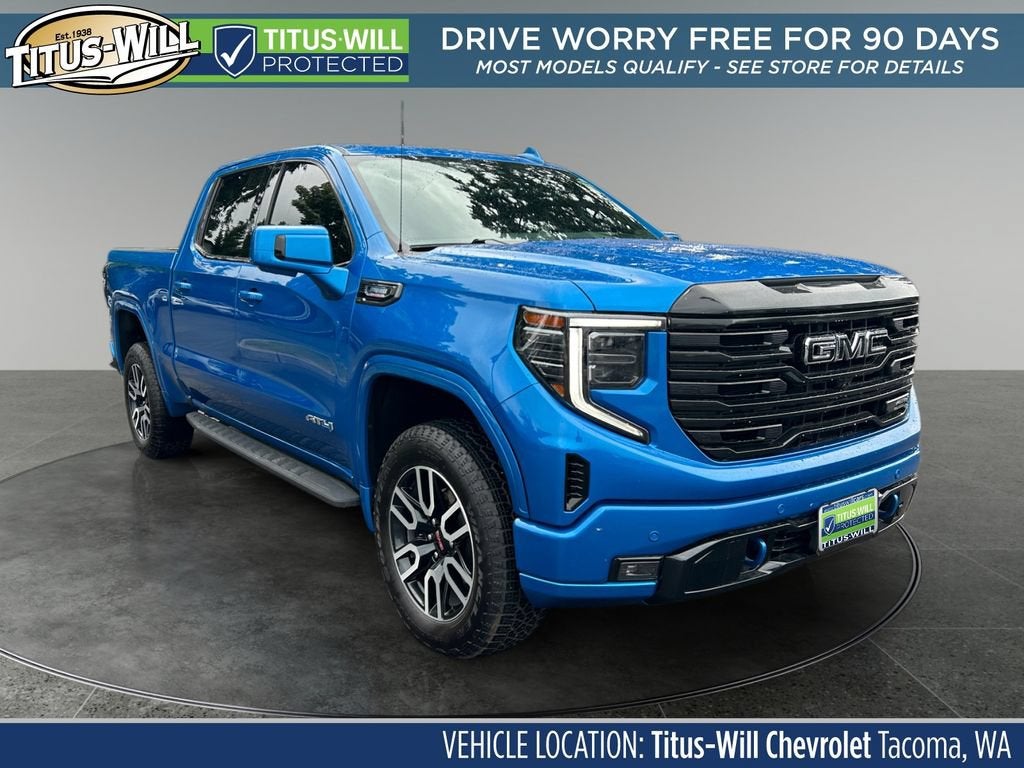 Dynamic Blue Metallic 2024 GMC Sierra 1500 Pickup Truck Four-Wheel Drive Automatic