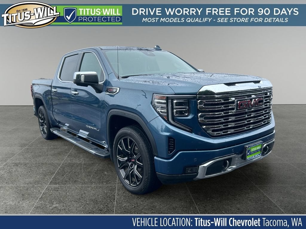 Downpour Metallic 2024 GMC Sierra 1500 Pickup Truck Four-Wheel Drive Automatic
