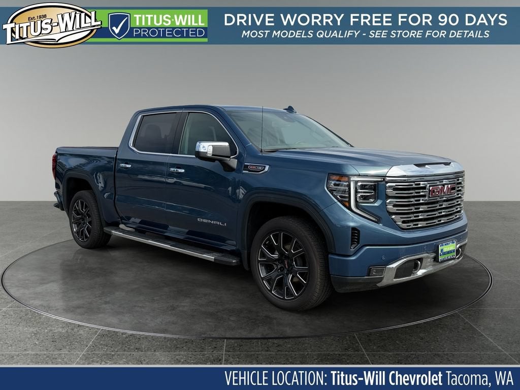 Downpour Metallic 2024 GMC Sierra 1500 Pickup Truck Four-Wheel Drive Automatic