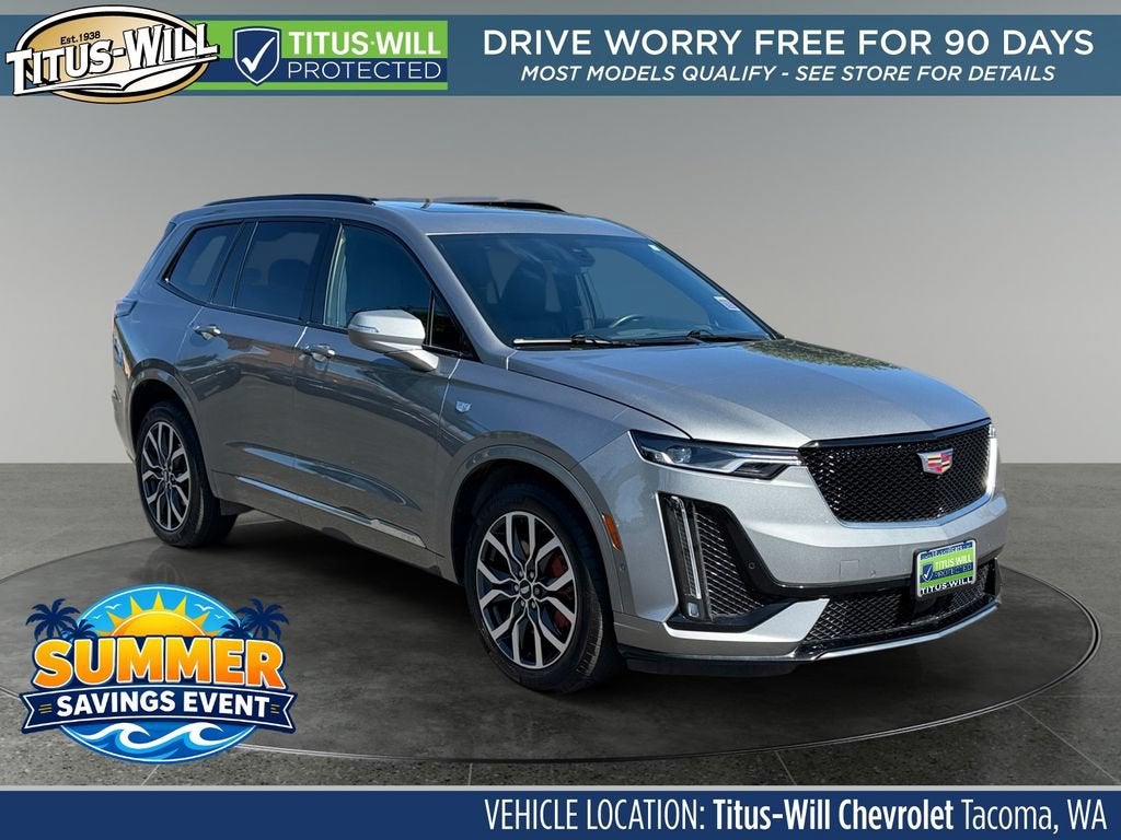 Argent Silver Metallic 2024 Cadillac XT6 SUV / Crossover Four-Wheel Drive Automatic