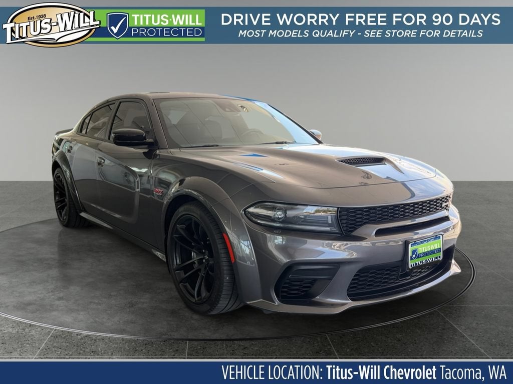 Gray 2023 Dodge Charger Sedan Rear-Wheel Drive 
