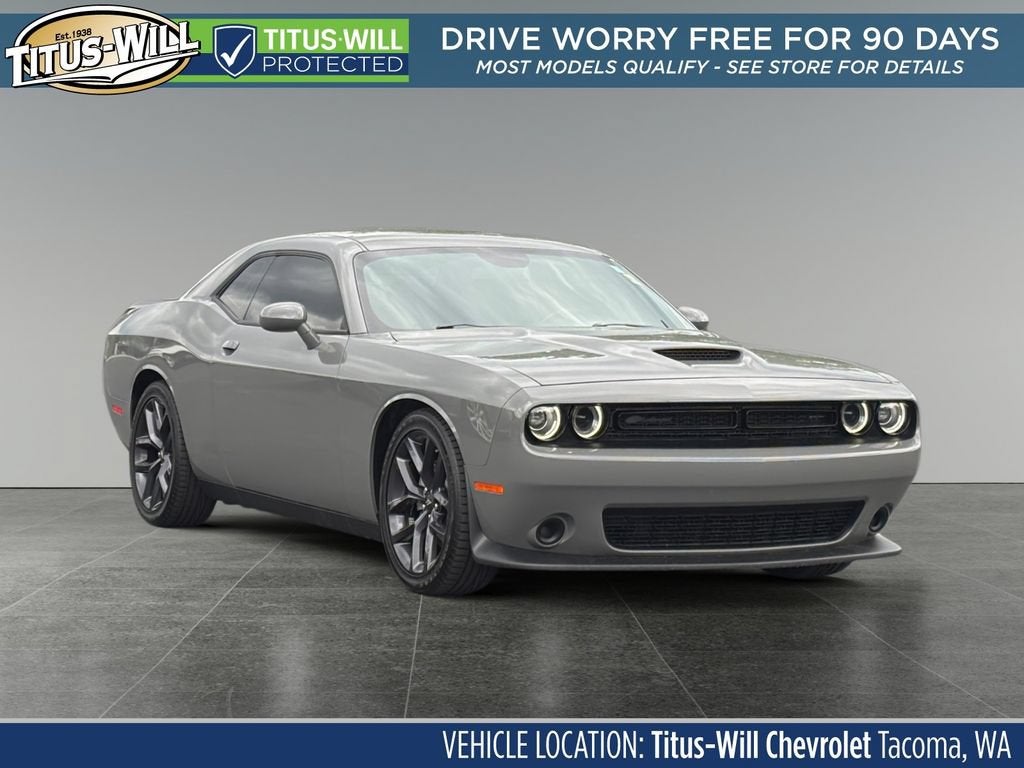 Gray 2023 Dodge Challenger Coupe Rear-Wheel Drive 8-Speed Automatic