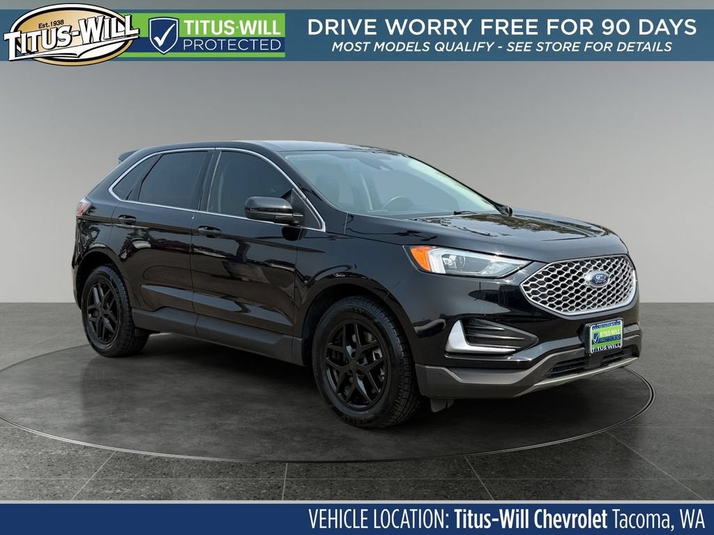 Black 2024 Ford Edge SUV / Crossover All-Wheel Drive 8-Speed Automatic