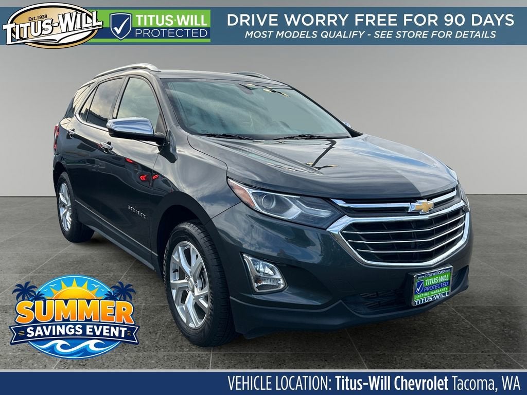 Nightfall Gray Metallic 2019 Chevrolet Equinox 1.5T Premier AWD SUV / Crossover Four-Wheel Drive Automatic