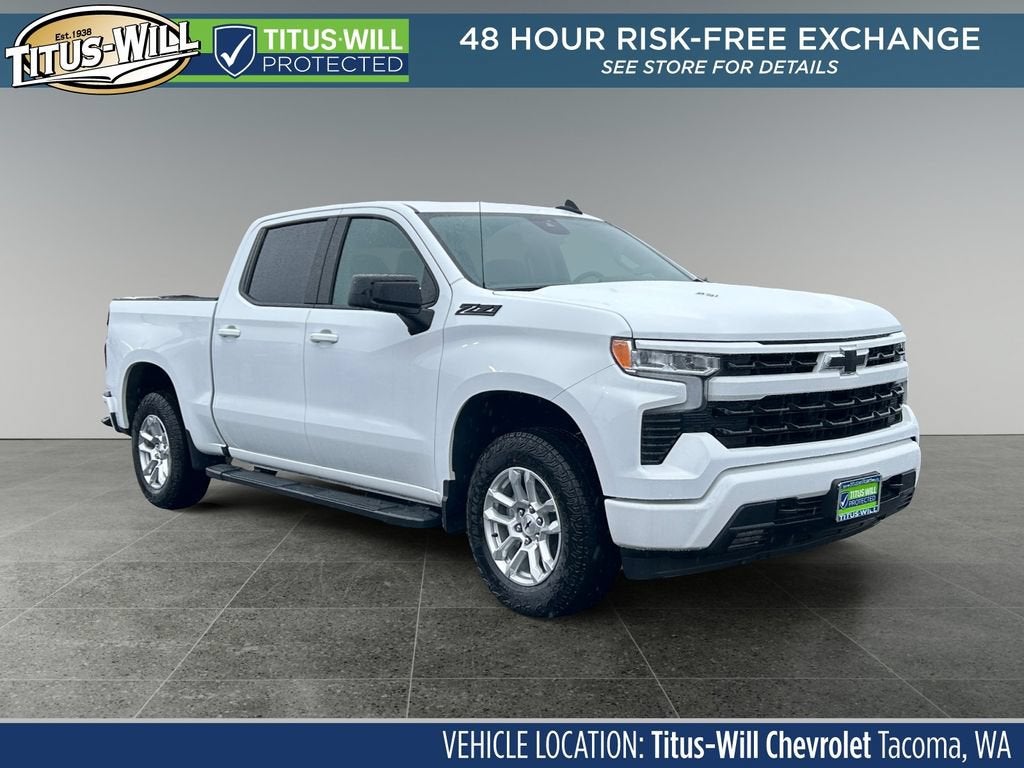 Summit White 2026 Chevrolet Silverado 1500 Pickup Truck Four-Wheel Drive Automatic
