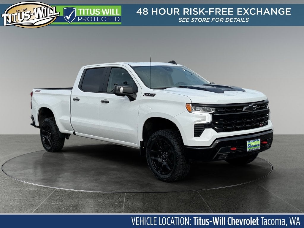 Summit White 2026 Chevrolet Silverado 1500 Pickup Truck Four-Wheel Drive Automatic