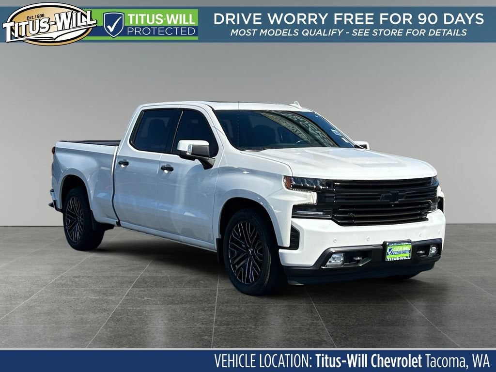 White (Iridescent Pearl Tricoat) 2022 Chevrolet Silverado 1500 Pickup Truck Four-Wheel Drive Automatic
