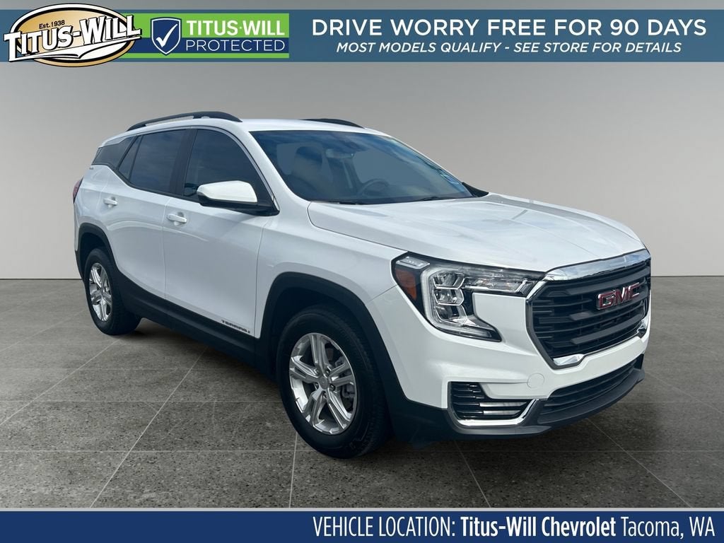 Summit White 2022 GMC Terrain SUV / Crossover All-Wheel Drive Automatic