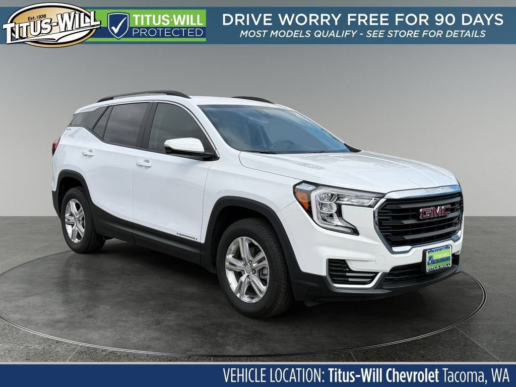 Summit White 2022 GMC Terrain SUV / Crossover All-Wheel Drive Automatic