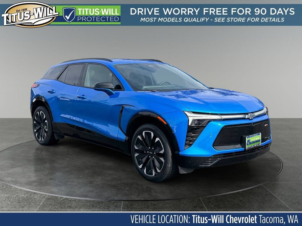 Riptide Blue Metallic 2024 Chevrolet Blazer EV SUV / Crossover All-Wheel Drive Automatic