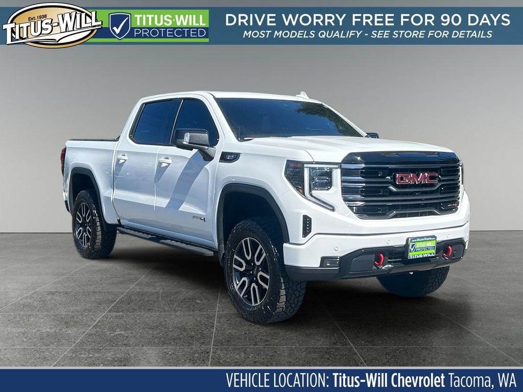 Summit White 2025 GMC Sierra 1500 Pickup Truck Four-Wheel Drive Automatic