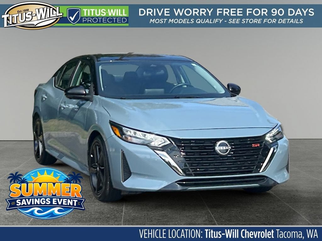 Gray 2025 Nissan Sentra Sedan Front-Wheel Drive Continuously Variable Transmission