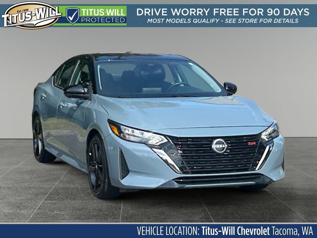 Gray 2025 Nissan Sentra Sedan Front-Wheel Drive Continuously Variable Transmission