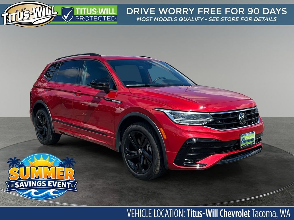 Red 2024 Volkswagen Tiguan SE R-Line Black 4Motion SUV / Crossover All-Wheel Drive Automatic