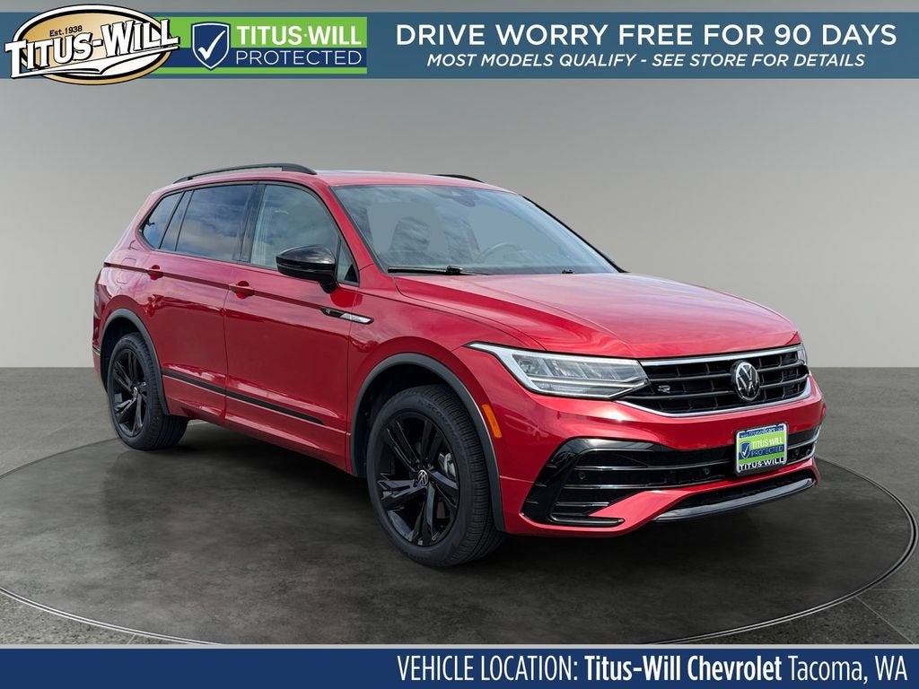 Red 2024 Volkswagen Tiguan SUV / Crossover All-Wheel Drive Automatic