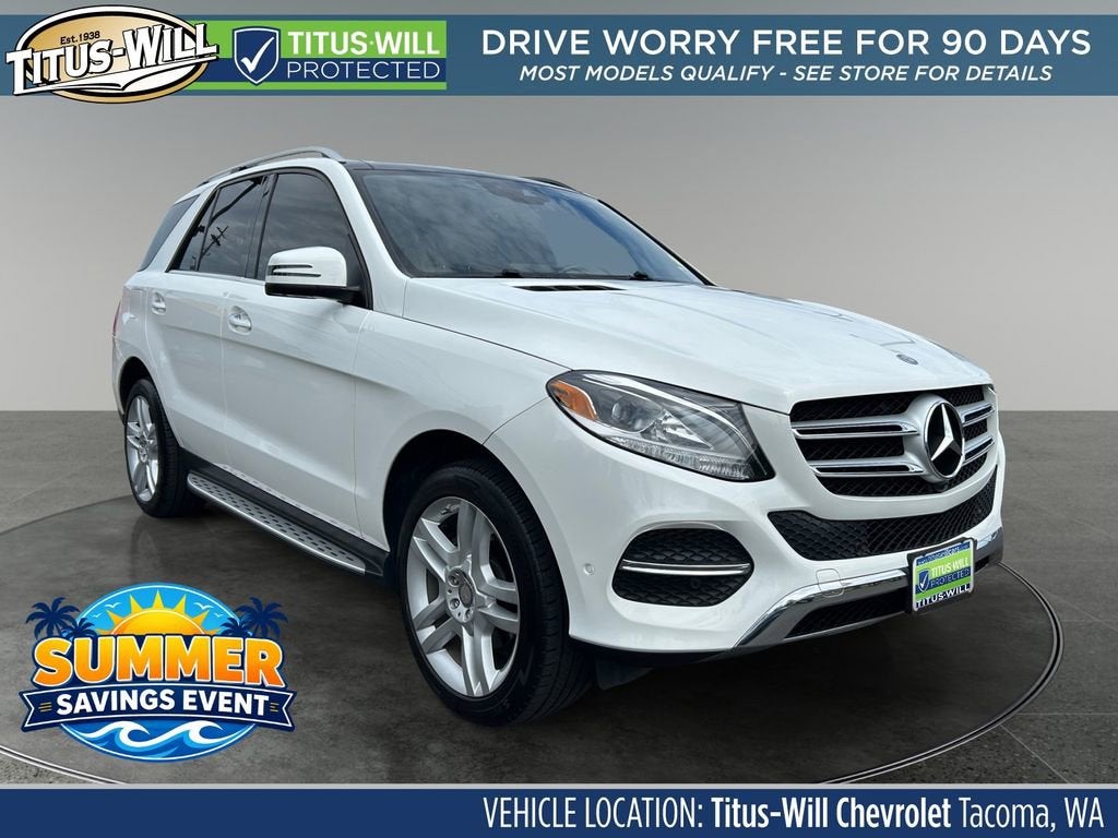 White 2017 Mercedes-Benz GLE 350 4MATIC SUV / Crossover All-Wheel Drive Automatic