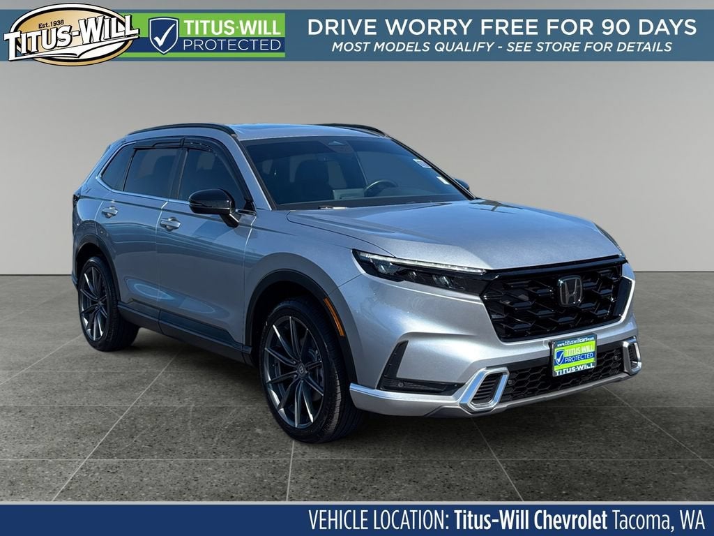 Silver 2024 Honda CR-V Hybrid SUV / Crossover All-Wheel Drive Continuously Variable Transmission