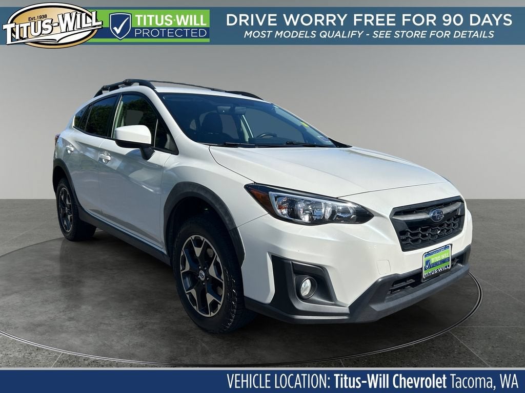White 2018 Subaru Crosstrek SUV / Crossover All-Wheel Drive Continuously Variable Transmission