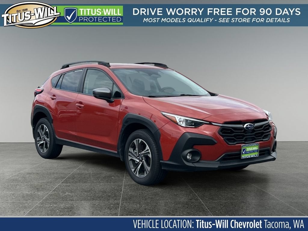 Orange 2024 Subaru Crosstrek SUV / Crossover All-Wheel Drive Continuously Variable Transmission
