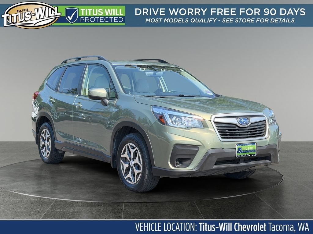 Green 2020 Subaru Forester SUV / Crossover All-Wheel Drive 