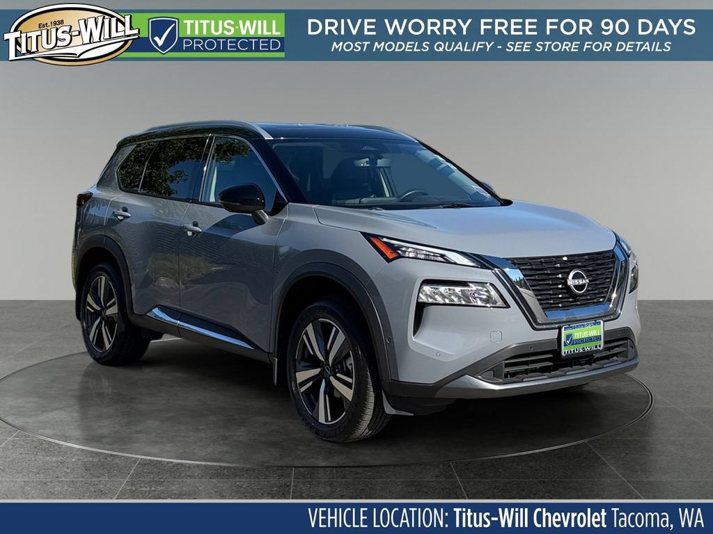 White 2023 Nissan Rogue SUV / Crossover All-Wheel Drive Continuously Variable Transmission