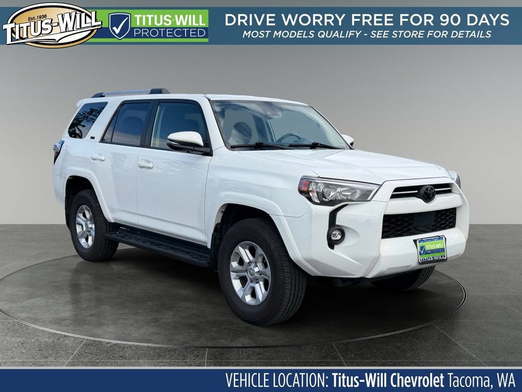 White 2022 Toyota 4Runner SUV / Crossover Four-Wheel Drive Automatic