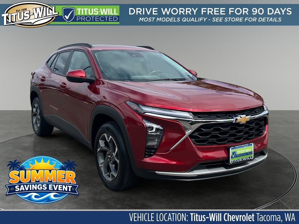 Red (Crimson Metallic) 2024 Chevrolet Trax LT FWD SUV / Crossover Front-Wheel Drive Automatic