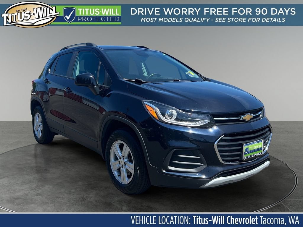 Midnight Blue Metallic 2021 Chevrolet Trax SUV / Crossover All-Wheel Drive Automatic