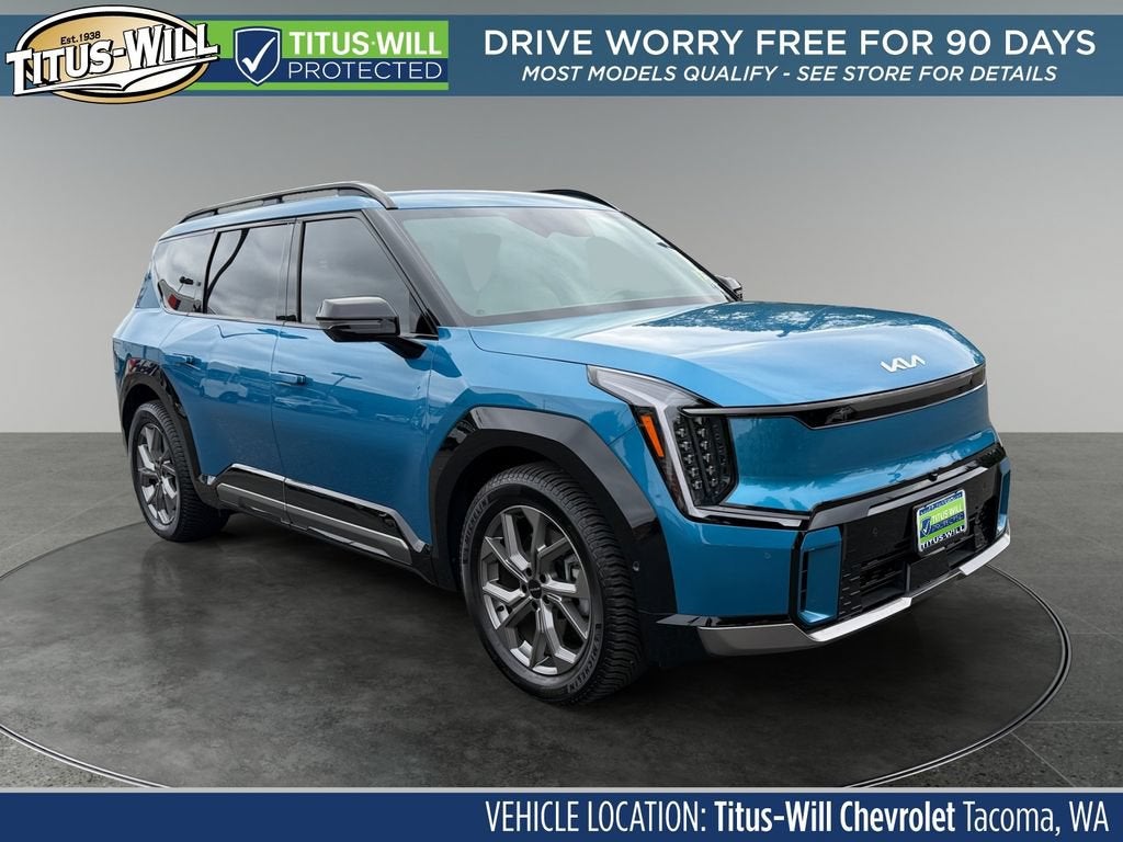 Blue 2024 Kia EV9 SUV / Crossover All-Wheel Drive Automatic