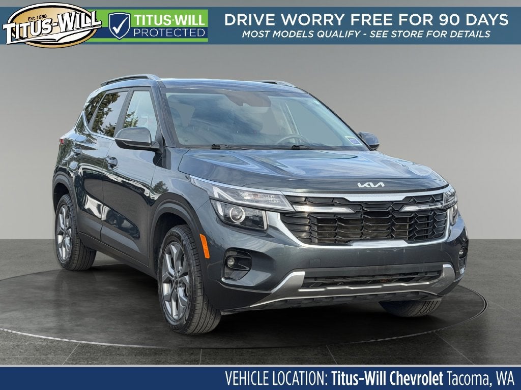 Gray 2024 Kia Seltos SUV / Crossover All-Wheel Drive 