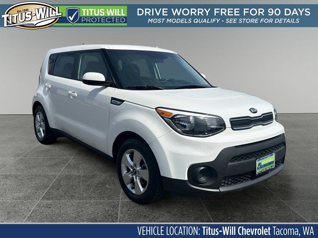 White 2019 Kia Soul Wagon Front-Wheel Drive Automatic
