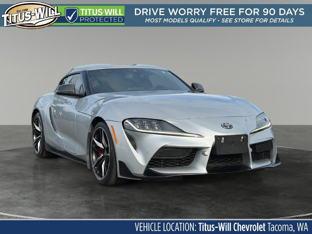 Silver 2021 Toyota Supra Coupe Rear-Wheel Drive 