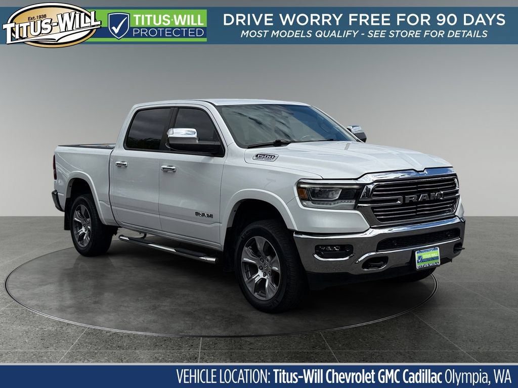 Off-White 2021 RAM 1500 Pickup Truck Four-Wheel Drive 