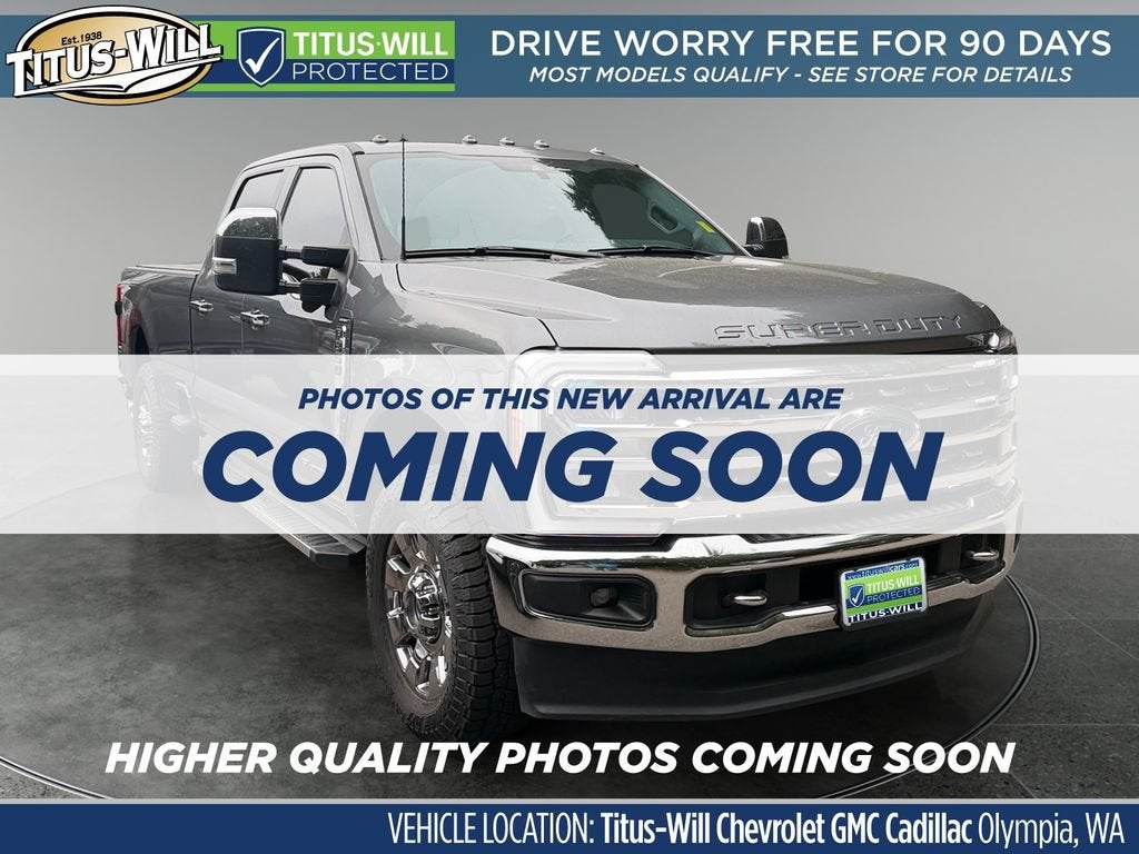 Gray 2023 Ford F-350 Super Duty Pickup Truck Four-Wheel Drive 