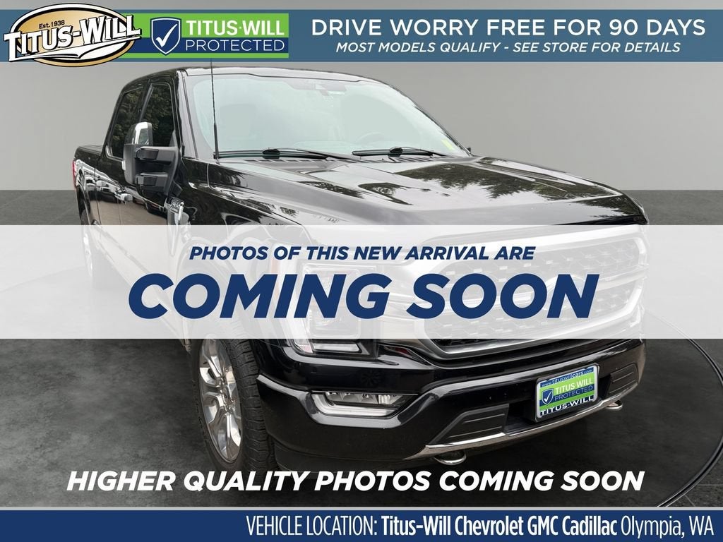 Black 2021 Ford F-150 Pickup Truck Four-Wheel Drive 