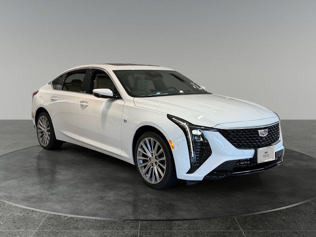 Summit White 2026 Cadillac CT5 Sedan All-Wheel Drive Automatic