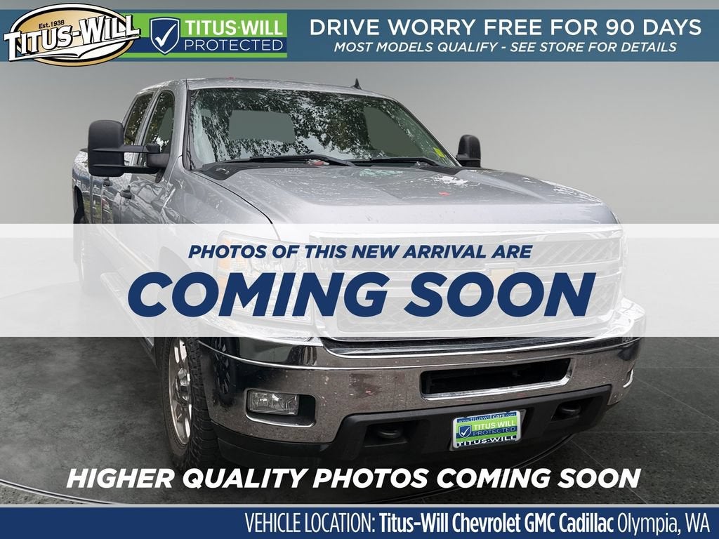 Silver Ice Metallic 2013 Chevrolet Silverado 3500HD Pickup Truck Four-Wheel Drive Automatic