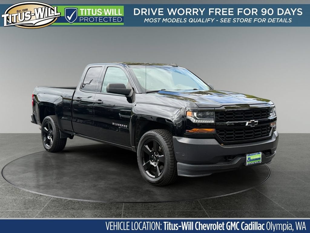 Black 2017 Chevrolet Silverado 1500 Pickup Truck 4X2 Automatic