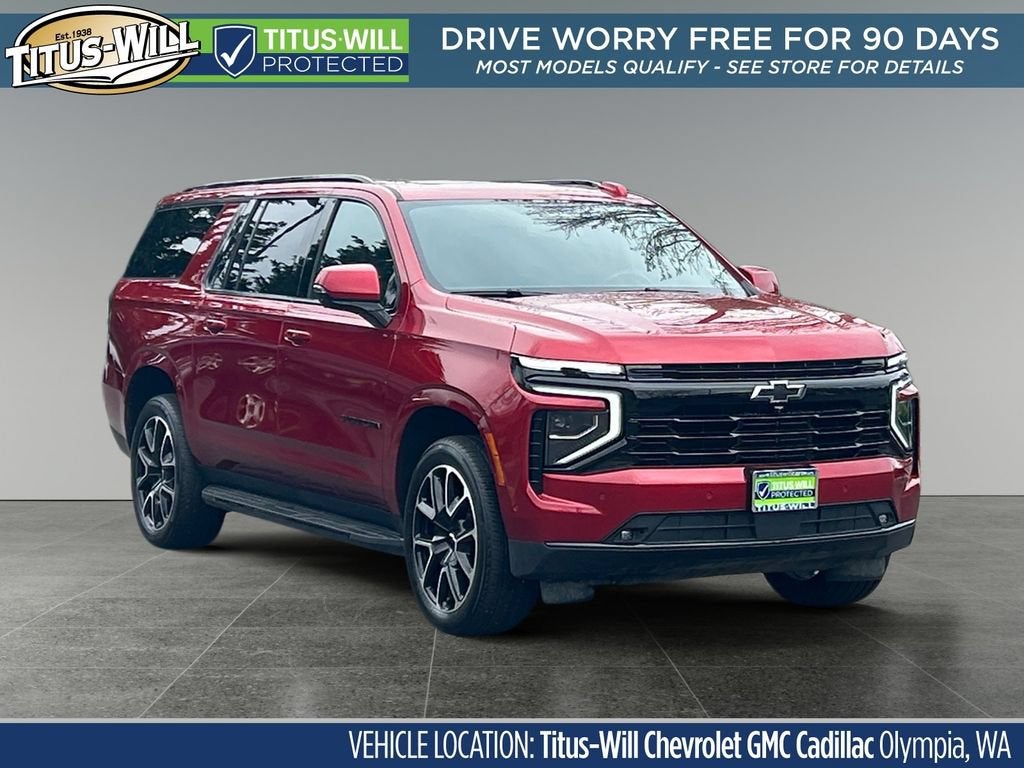 Radiant Red Tintcoat 2025 Chevrolet Suburban SUV / Crossover Four-Wheel Drive Automatic