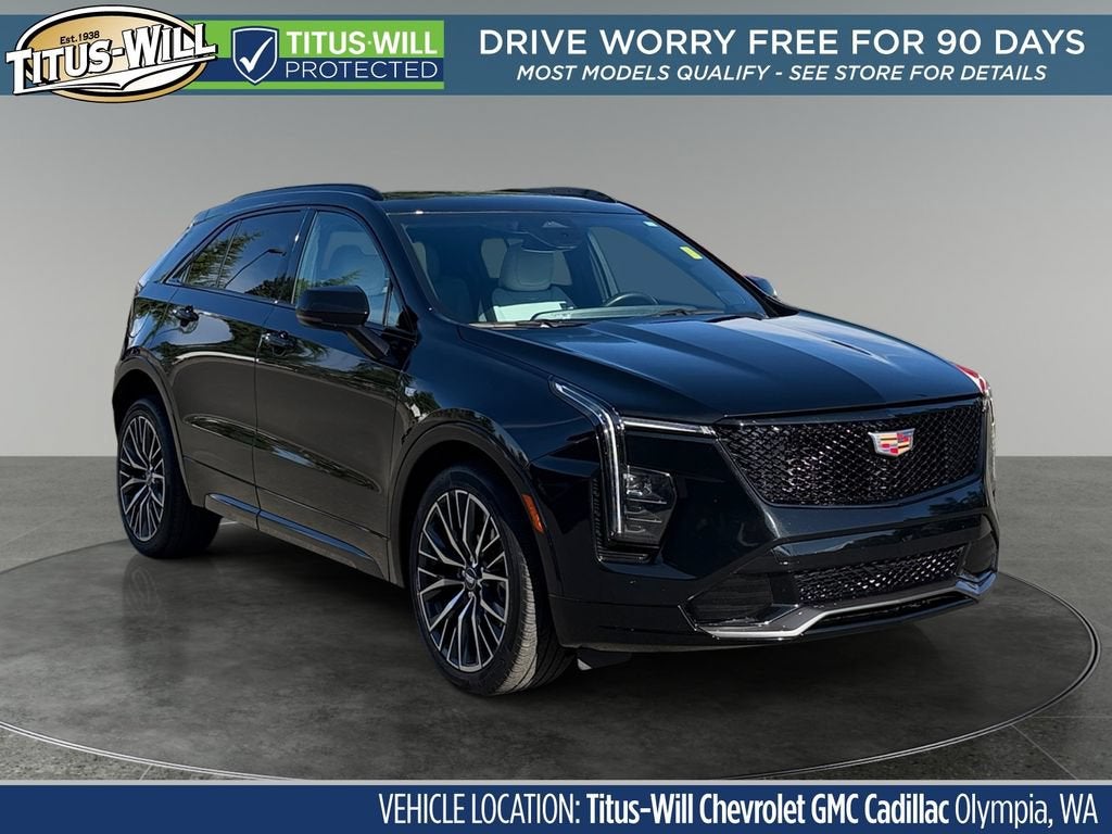 Stellar Black Metallic 2024 Cadillac XT4 SUV / Crossover Four-Wheel Drive Automatic