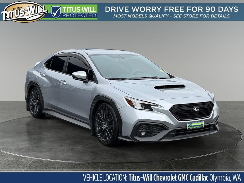 Silver 2023 Subaru WRX Sedan All-Wheel Drive 