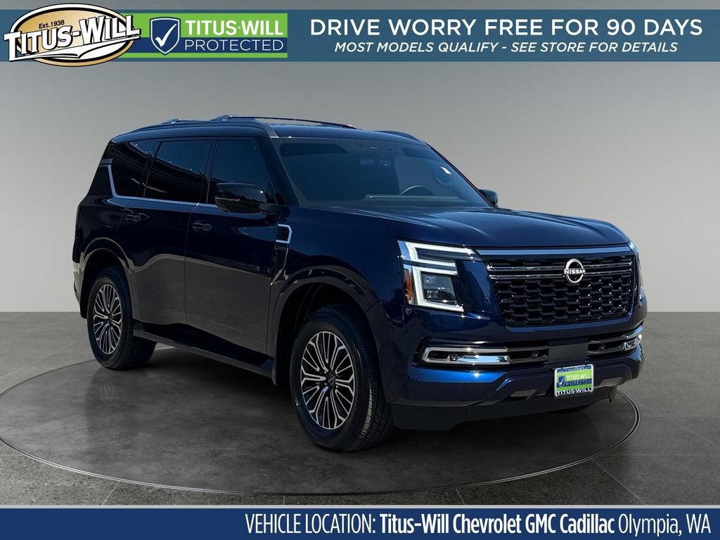 Blue 2026 Nissan Armada SUV / Crossover Four-Wheel Drive 